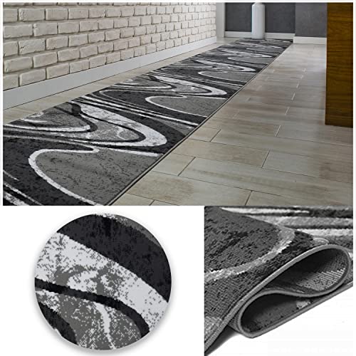 MDEKOR Teppich Läufer Grau Meterware -Teppichläufer Kurzflor 70 cm breit für Eingangsbereich | Treppenläufer Höhe 6 mm ringsum gekettelt Pflegeleicht Maßanfertigung MDEKOR Teppich Läufer Grau Meterware -Teppichläufer Kurzflor 70 cm breit für Eingangsbereich | Treppenläufer Höhe 6 mm ringsum gekettelt Pflegeleicht Maßanfertigung von MDEKOR
