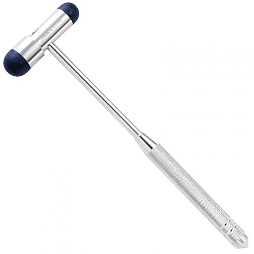 MDF Babinski Buck neurologischer Reflexhammer mit eingebautem Pinsel für Hautreflexe und Oberflächenreaktionen - Marineblau (MDF515BT-04) von MDF Instruments