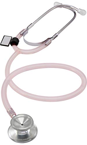 MDF leichtes Zweikopf-Stethoskop - Rosa-lichtdurchlässig (MDF747-ICO) von MDF Instruments