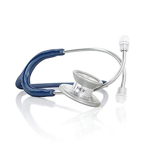 MDF MD One Epoch- Premium Titan Zweikopf-Stethoskop MDF777T04 (Marineblau/Silbern) von MDF Instruments