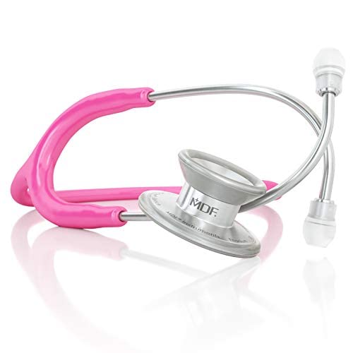 MDF MD One - Premium Zweikopf-Stethoskop Titan, Fuchsia (MDF777-32) von MDF Instruments