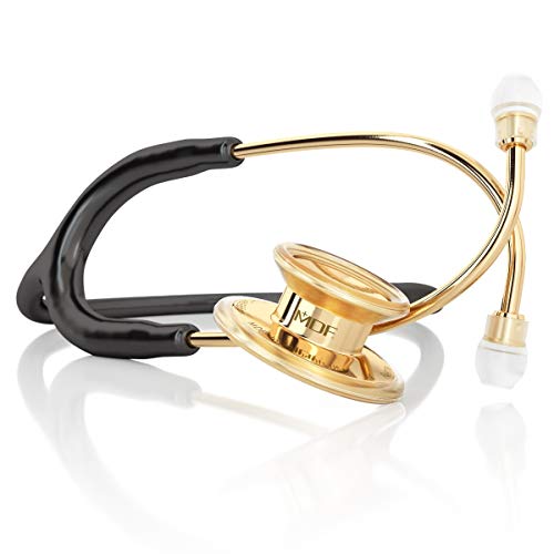 MDF MD One - Premium Zweikopf-Stethoskop aus rostfreiem Stahl - Gratis-Parts-for-Life -Gold MDF777-K11 von MDF Instruments