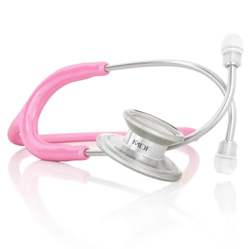 MDF MD One epoch titanium stethoskop - erwachsene-free lifetime parts - rosa (MDF777T01) von MDF Instruments
