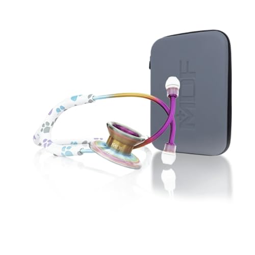 MDF Paws Kaleidoskop MD One Epoch Leichtgewichts-Titan-Stethoskop, Erwachsene, Paws Tube, Kaleidoskop-Bruststücke-Headset, MDF777TPWKL+ Reiseetui MDF Paws Kaleidoskop MD One Epoch Leichtgewichts-Titan-Stethoskop, Erwachsene, Paws Tube, Kaleidoskop-Bruststücke-Headset, MDF777TPWKL+ Reiseetui von MDF Instruments