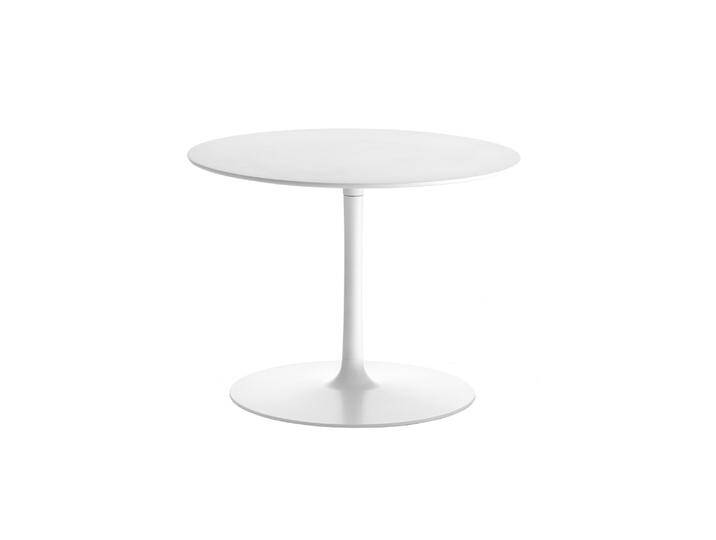 B-Ware MDF Italia Flow Tisch Couchtisch Beistelltisch Ecktisch Rund Weiß Ø 60 cm H43cm von MDF-Italia