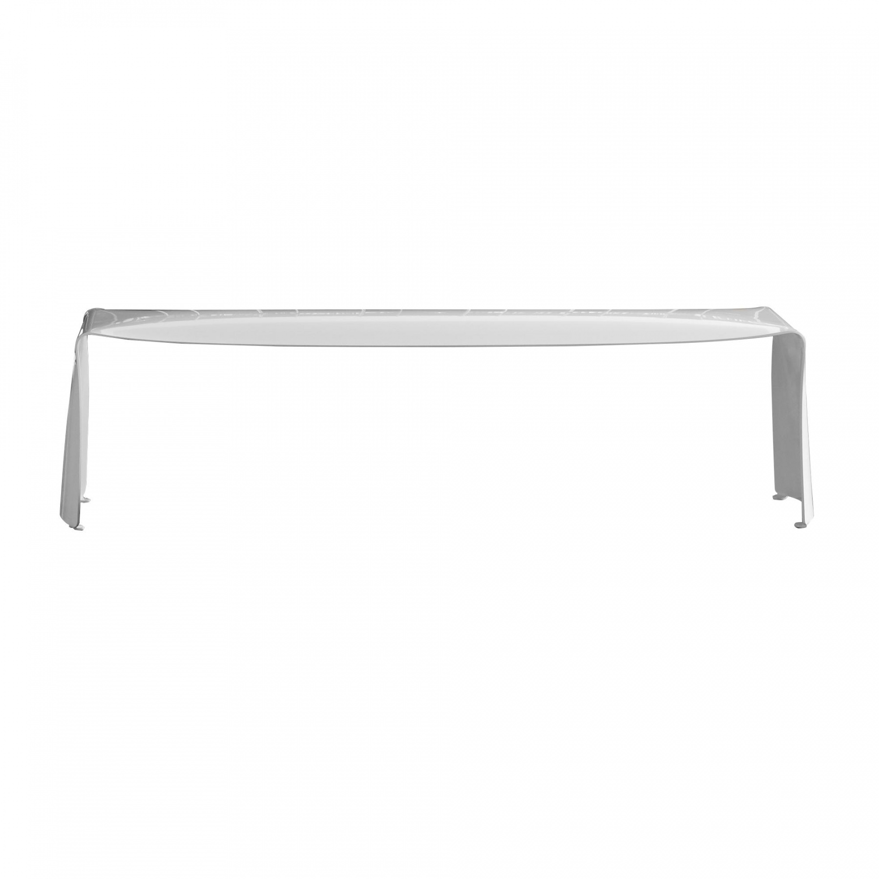 MDF Italia - Le Banc Bank 170x40x44cm - weiß/glänzend/LxBxH 170x40x44cm von MDF Italia