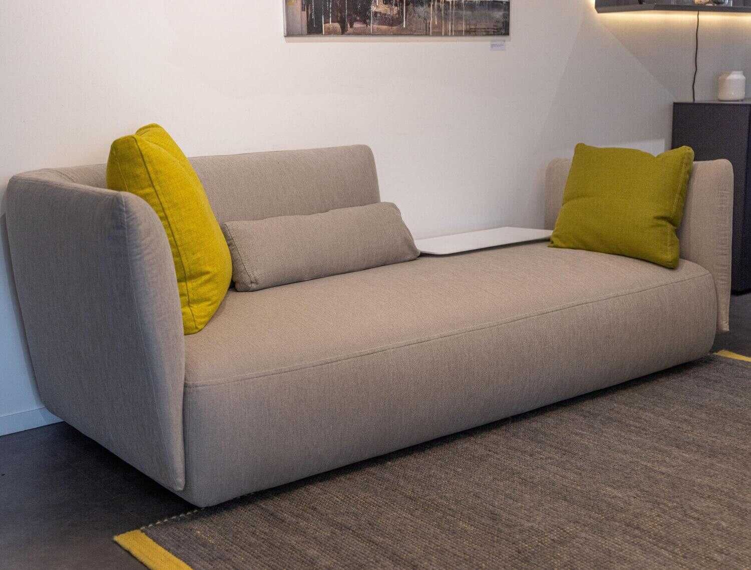 Sofa Cosy Paolina Stoff Cady 03 Silbergrau von MDF Italia