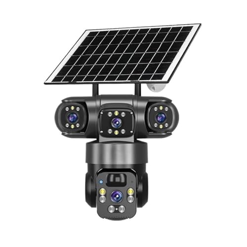 MDFCJHS 12MP V380 Pro Solarbetriebene drahtlose 4G WiFi-Überwachungs-PTZ-Kamera 4K Outdoor-Sicherheit 4G SIM-Karte Solar-CCTV-Kamera von MDFCJHS