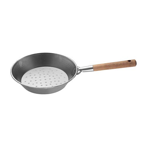 MDG Padella per Castagne Kastanienpfanne mit Holzgriff, 27 cm von MDG