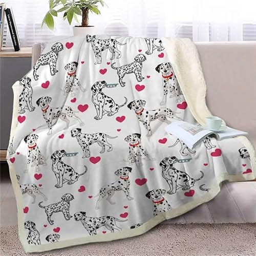 Kuscheldecke Flauschig 130x150 cm Dalmatiner Weiche Flanell Fleecedecke Plüsch Decke für Kinder Mädchen Jungen, Warm Sofadecke Wohndecke Couchdecke Wolldecke Tagesdecke Kuscheldecke Flauschig 130x150 cm Dalmatiner Weiche Flanell Fleecedecke Plüsch Decke für Kinder Mädchen Jungen, Warm Sofadecke Wohndecke Couchdecke Wolldecke Tagesdecke von MDKLXIDF
