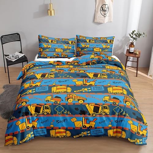MDKLXIDF Bettwäsche 220x240 Bagger 3 Teilig Wendemotiv Bettbezüge Bettwäsche-Sets Für Doppelbett, Hypoallergen Mikrofaser Bettbezug mit Reißverschluss und 2 Kissenbezug 80x80 cm MDKLXIDF Bettwäsche 220x240 Bagger 3 Teilig Wendemotiv Bettbezüge Bettwäsche-Sets Für Doppelbett, Hypoallergen Mikrofaser Bettbezug mit Reißverschluss und 2 Kissenbezug 80x80 cm von MDKLXIDF