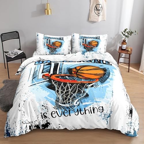MDKLXIDF Bettwäsche 220x240 Basketball 3 Teilig Wendemotiv Bettbezüge Bettwäsche-Sets Für Doppelbett, Hypoallergen Mikrofaser Bettbezug mit Reißverschluss und 2 Kissenbezug 80x80 cm MDKLXIDF Bettwäsche 220x240 Basketball 3 Teilig Wendemotiv Bettbezüge Bettwäsche-Sets Für Doppelbett, Hypoallergen Mikrofaser Bettbezug mit Reißverschluss und 2 Kissenbezug 80x80 cm von MDKLXIDF