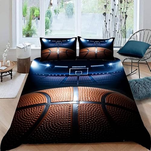 MDKLXIDF Bettwäsche 220x240 Basketball 3 Teilig Wendemotiv Bettbezüge Bettwäsche-Sets Für Doppelbett, Hypoallergen Mikrofaser Bettbezug mit Reißverschluss und 2 Kissenbezug 80x80 cm MDKLXIDF Bettwäsche 220x240 Basketball 3 Teilig Wendemotiv Bettbezüge Bettwäsche-Sets Für Doppelbett, Hypoallergen Mikrofaser Bettbezug mit Reißverschluss und 2 Kissenbezug 80x80 cm von MDKLXIDF