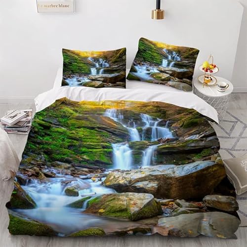 MDKLXIDF Bettwäsche 220x240 Fallen 3 Teilig Wendemotiv Bettbezüge Bettwäsche-Sets Für Doppelbett, Hypoallergen Mikrofaser Bettbezug mit Reißverschluss und 2 Kissenbezug 80x80 cm MDKLXIDF Bettwäsche 220x240 Fallen 3 Teilig Wendemotiv Bettbezüge Bettwäsche-Sets Für Doppelbett, Hypoallergen Mikrofaser Bettbezug mit Reißverschluss und 2 Kissenbezug 80x80 cm von MDKLXIDF