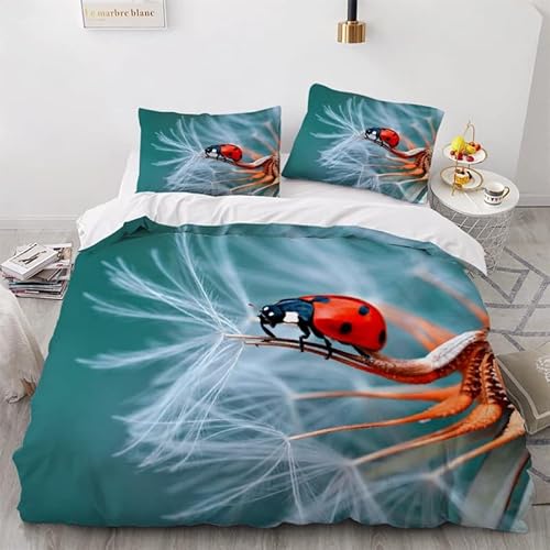 MDKLXIDF Bettwäsche 220x240 Insekt 3 Teilig Wendemotiv Bettbezüge Bettwäsche-Sets Für Doppelbett, Hypoallergen Mikrofaser Bettbezug mit Reißverschluss und 2 Kissenbezug 80x80 cm MDKLXIDF Bettwäsche 220x240 Insekt 3 Teilig Wendemotiv Bettbezüge Bettwäsche-Sets Für Doppelbett, Hypoallergen Mikrofaser Bettbezug mit Reißverschluss und 2 Kissenbezug 80x80 cm von MDKLXIDF