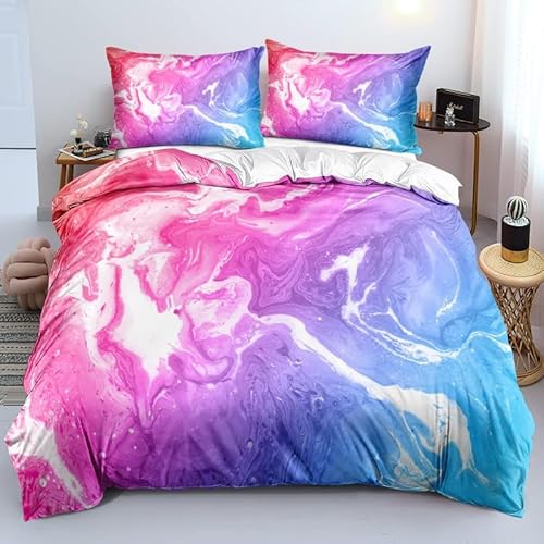 MDKLXIDF Bettwäsche 220x240 Marmor 3 Teilig Wendemotiv Bettbezüge Bettwäsche-Sets Für Doppelbett, Hypoallergen Mikrofaser Bettbezug mit Reißverschluss und 2 Kissenbezug 80x80 cm MDKLXIDF Bettwäsche 220x240 Marmor 3 Teilig Wendemotiv Bettbezüge Bettwäsche-Sets Für Doppelbett, Hypoallergen Mikrofaser Bettbezug mit Reißverschluss und 2 Kissenbezug 80x80 cm von MDKLXIDF