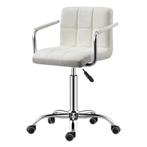 MDLOCJHF Barhocker für Frühstück, verstellbar, drehbar, modernes PU-Leder, gepolstert, Metall, Thekenhöhe, Stuhl mit Armlehnen und Rückenlehne, quadratisch, hoch, Frühstücksbarhocker für Küche, Insel MDLOCJHF Barhocker für Frühstück, verstellbar, drehbar, modernes PU-Leder, gepolstert, Metall, Thekenhöhe, Stuhl mit Armlehnen und Rückenlehne, quadratisch, hoch, Frühstücksbarhocker für Küche, Insel von MDLOCJHF