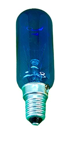 MDS Ersatzteile Lampe für Kühlschrank Side by Side Kühlschranklampe 25Watt E14 blau für Bosch Siemens Gaggenau Neff Balay wie 612235 00612235 von MDS-Pro