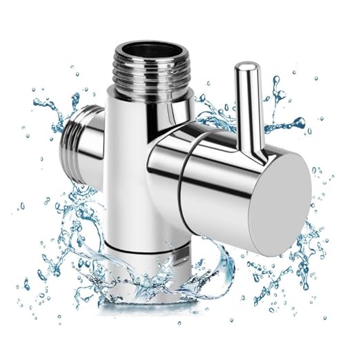 Duschumstellventil G1/2 Dusche Umsteller Ventil Drei-Wege ABS Arm Adapter Wasserhahn Schalter Einlass Rohr Armaturen bad Werkzeug von MDSIOKHJ