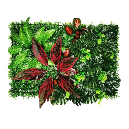 MDSIOKHJ Kunstrasen Künstliche Pflanze Gras Wand Rasen gefälschte Blume Hochzeit Dekoration for Haushaltsbedarf(Style16) von MDSIOKHJ
