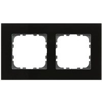 Glasrahmen Taster 2-fach für 55 mm Programme, Schwarz von MDT TECHNOLOGIES
