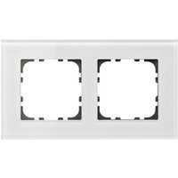 Glasrahmen Taster 2-fach für 55 mm Programme, Weiß Glasrahmen Taster 2-fach für 55 mm Programme, Weiß von MDT TECHNOLOGIES