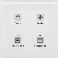 Glastaster Plus 4-fach, Weiß, mit Temperatursensor Glastaster Plus 4-fach, Weiß, mit Temperatursensor von MDT TECHNOLOGIES
