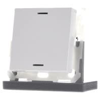 KNX Button Light 55, 1-Wege, RGBW, mit Temperatursensor, Reinweiß glänzend, Neutral von MDT