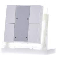 KNX Taster 4fach Plus, LED, reinweiß glänzend von MDT