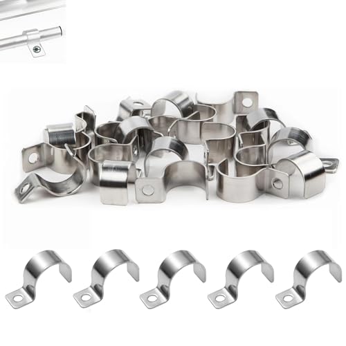 30 Stück Kabelschellen, Befestigungsschelle Metall Rohrschellen, Rohrschellen Rohrbefestigung Einzelloch U-Rohrschellen, Rohrklemme für Kabel Ø 19-20 mm 30 Stück Kabelschellen, Befestigungsschelle Metall Rohrschellen, Rohrschellen Rohrbefestigung Einzelloch U-Rohrschellen, Rohrklemme für Kabel Ø 19-20 mm von MDUPPE