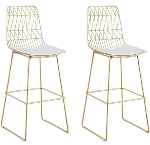 MDWZH Barhocker Küchenhocker 2er-Set Barstühle Barhocker Barstühle Home Rückenlehne Hohe Barhocker Eisenbar Freizeit Hoher Hocker Bar Hocker Barstuhl MDWZH Barhocker Küchenhocker 2er-Set Barstühle Barhocker Barstühle Home Rückenlehne Hohe Barhocker Eisenbar Freizeit Hoher Hocker Bar Hocker Barstuhl von MDWZH