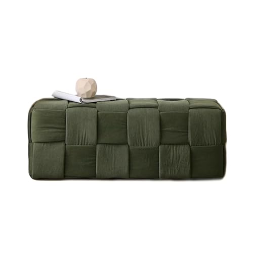 MDXHKK Cloakroom Schuhwechselhocker, Bank, Retro Footstool, Ottomane Für Korridore, Schlafzimmer, Eingänge, Wohnzimmer,99 * 38 * 38cm,Green MDXHKK Cloakroom Schuhwechselhocker, Bank, Retro Footstool, Ottomane Für Korridore, Schlafzimmer, Eingänge, Wohnzimmer,99 * 38 * 38cm,Green von MDXHKK