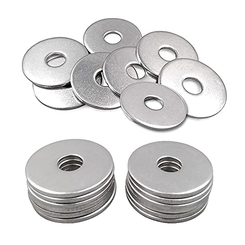 25 Stück Große Unterlegscheiben M6 DIN 9021,A2 V2A Rostfrei U-Scheiben Kotflügelscheiben,Edelstahl Beilagscheiben Flat Penny Washer 25 Stück Große Unterlegscheiben M6 DIN 9021,A2 V2A Rostfrei U-Scheiben Kotflügelscheiben,Edelstahl Beilagscheiben Flat Penny Washer von Cosswe