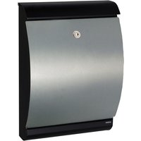 ME-FA Briefkasten »300 Puffin«, BxHxT: 32 x 45,4 x 14,8 cm, Stahl - schwarz von ME-FA