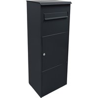 ME-FA Paketbriefkasten »Oak 480«, BxHxT: 42 x 101 x 34 cm, Stahl - schwarz von ME-FA