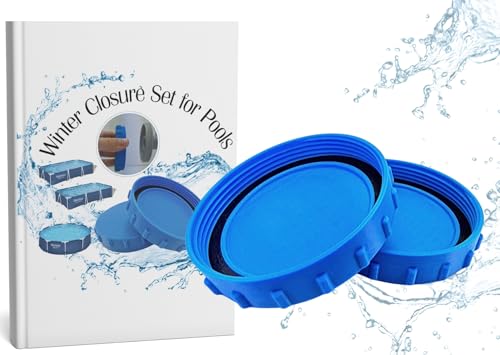 ME&SG Winterverschluss Set kompatibel mit Bestway Pools - 100% dicht - 2 Stück mit passenden Dichtungen von ME&SG