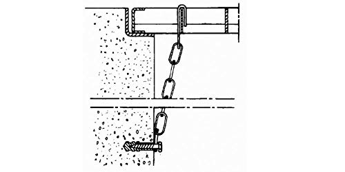 GITTERROST SICHERUNGSKETTE 800 mm (paar) von MEA