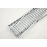 Gitterrost Normrost Garagenrost 200x1000x30 mm 30/30 mit Einlegerahmen von MEA