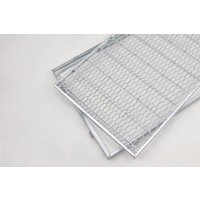 Gitterrost Normrost verzinkt 400x600x20 mm Streckmetall mit Einlegerahmen von MEA
