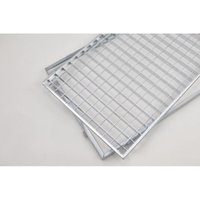 Gitterrost Normrost verzinkt 500x1000x25 mm 30/30 mit Einlegerahmen von MEA