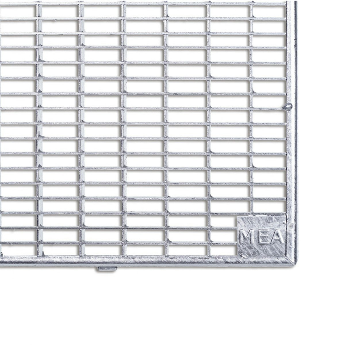 MEA Lichtschachtrost begehbar 100x40 cm - Maschenrost 30/10 mm von MEA