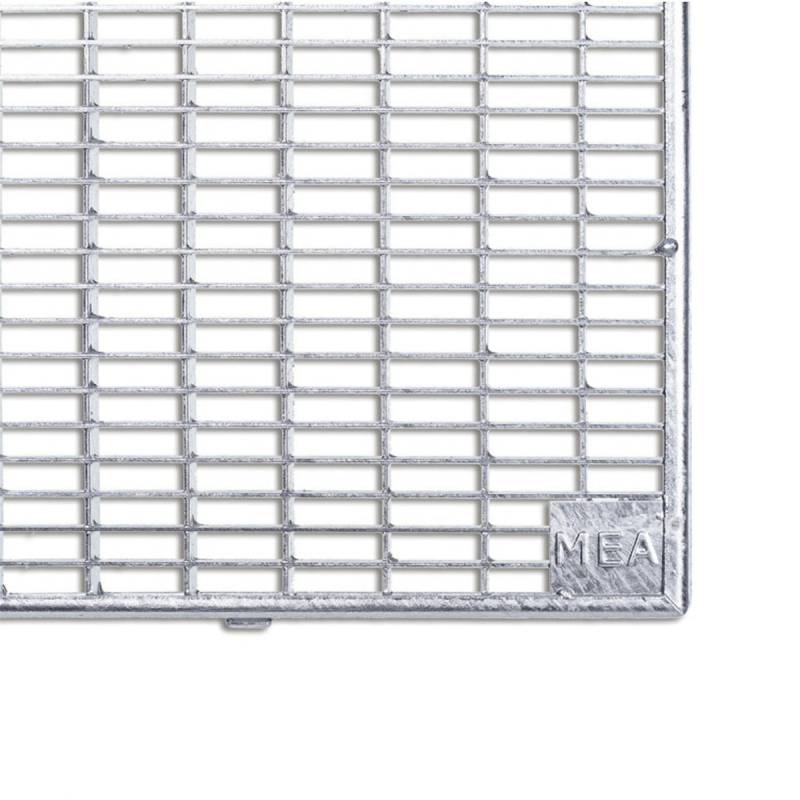 MEA Lichtschachtrost begehbar 150x70 cm - Maschenrost 30/10 mm von MEA