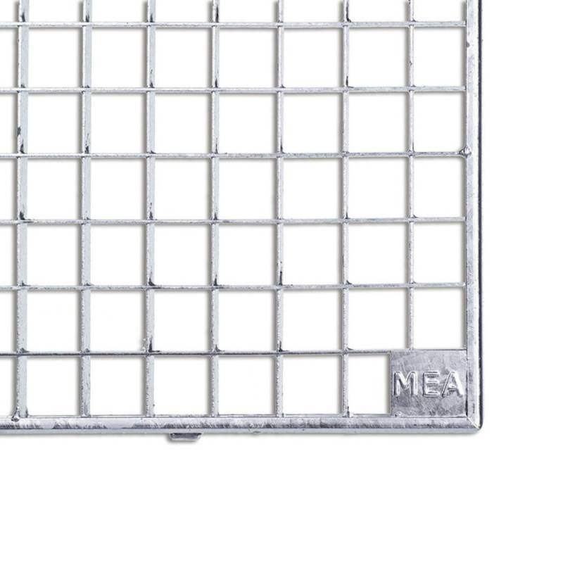 MEA Lichtschachtrost begehbar 150x70 cm - Maschenrost 30/30 mm von MEA