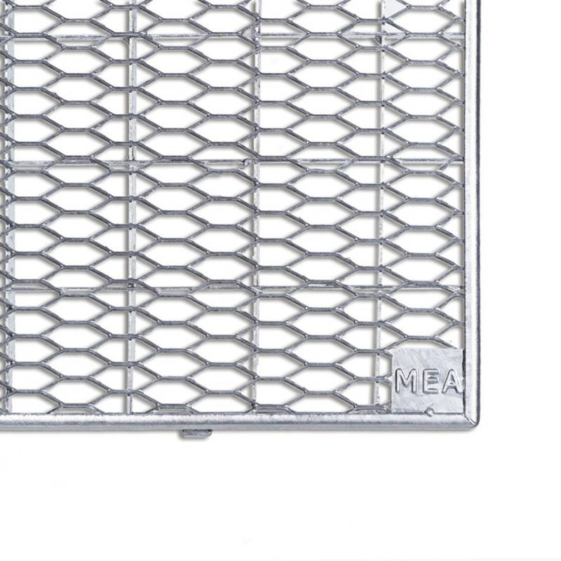 MEA Lichtschachtrost begehbar 200x70 cm - Streckmetall von MEA