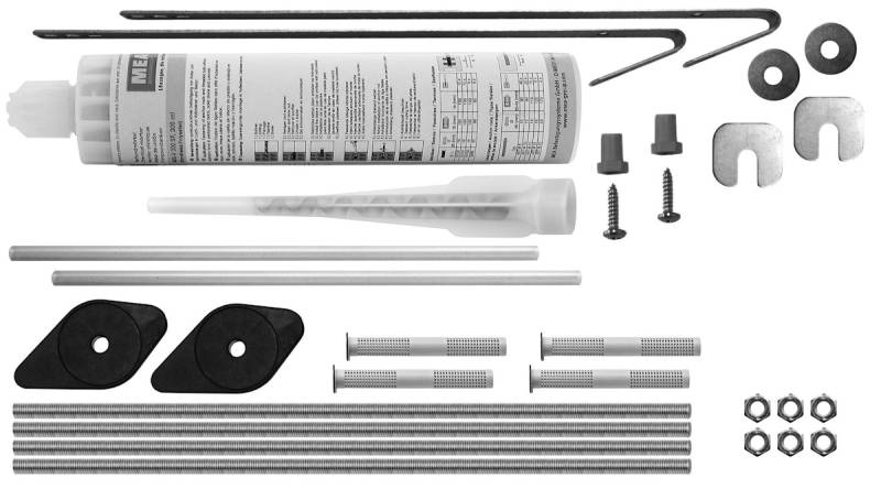 MEA Montageset für Lichtschacht auf Dämmung bis 300 mm von MEA