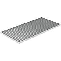 [NEUWERTIG] Mea Gitterrost Rostabdeckung Gitter 990 X 390 Mm Stahl Verzinkt 30 X 30 Mm 20 Mm B-Ware von MEA