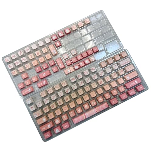 MEAKTSMI 126Keys Sakuras Kaninchen Themed Keycap Dye Sublimation Keycap Set For Customs Mechanical Keyboards MEAKTSMI 126Keys Sakuras Kaninchen Themed Keycap Dye Sublimation Keycap Set For Customs Mechanical Keyboards von MEAKTSMI