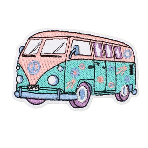 MEAKTSMI Cartoon Bus Reparaturflecken Auf/Eisen Auf Flecken Blumen Bestickte Flecken Applikationsflecken Für Rucksäcke Dekorationen MEAKTSMI Cartoon Bus Reparaturflecken Auf/Eisen Auf Flecken Blumen Bestickte Flecken Applikationsflecken Für Rucksäcke Dekorationen von MEAKTSMI