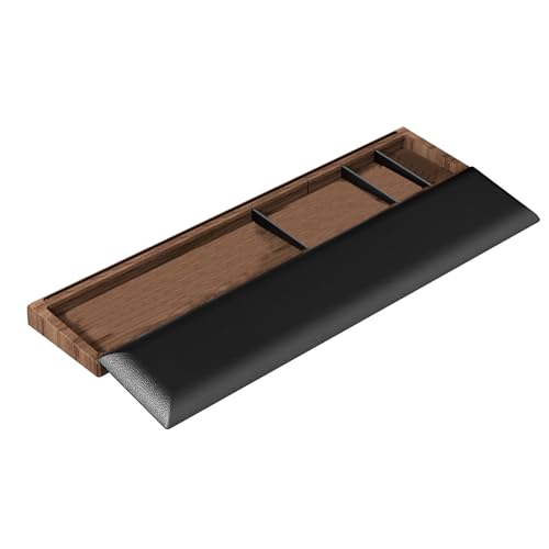 MEAKTSMI Ergonomische Keyboards Standhalter Soft Leder Tastaturen Handgelenk Mit Eleganter Aufbewahrungsschalenbox Für Büro Und Heimgebrauch von MEAKTSMI