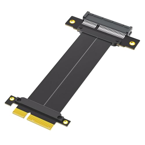 MEAKTSMI PCIE4.0 GPU Kabel 180 Grad Bis 180 Grad Abgewinkelter Ribbon Extender Kartenadapter Für Computer Motherboard MEAKTSMI PCIE4.0 GPU Kabel 180 Grad Bis 180 Grad Abgewinkelter Ribbon Extender Kartenadapter Für Computer Motherboard von MEAKTSMI